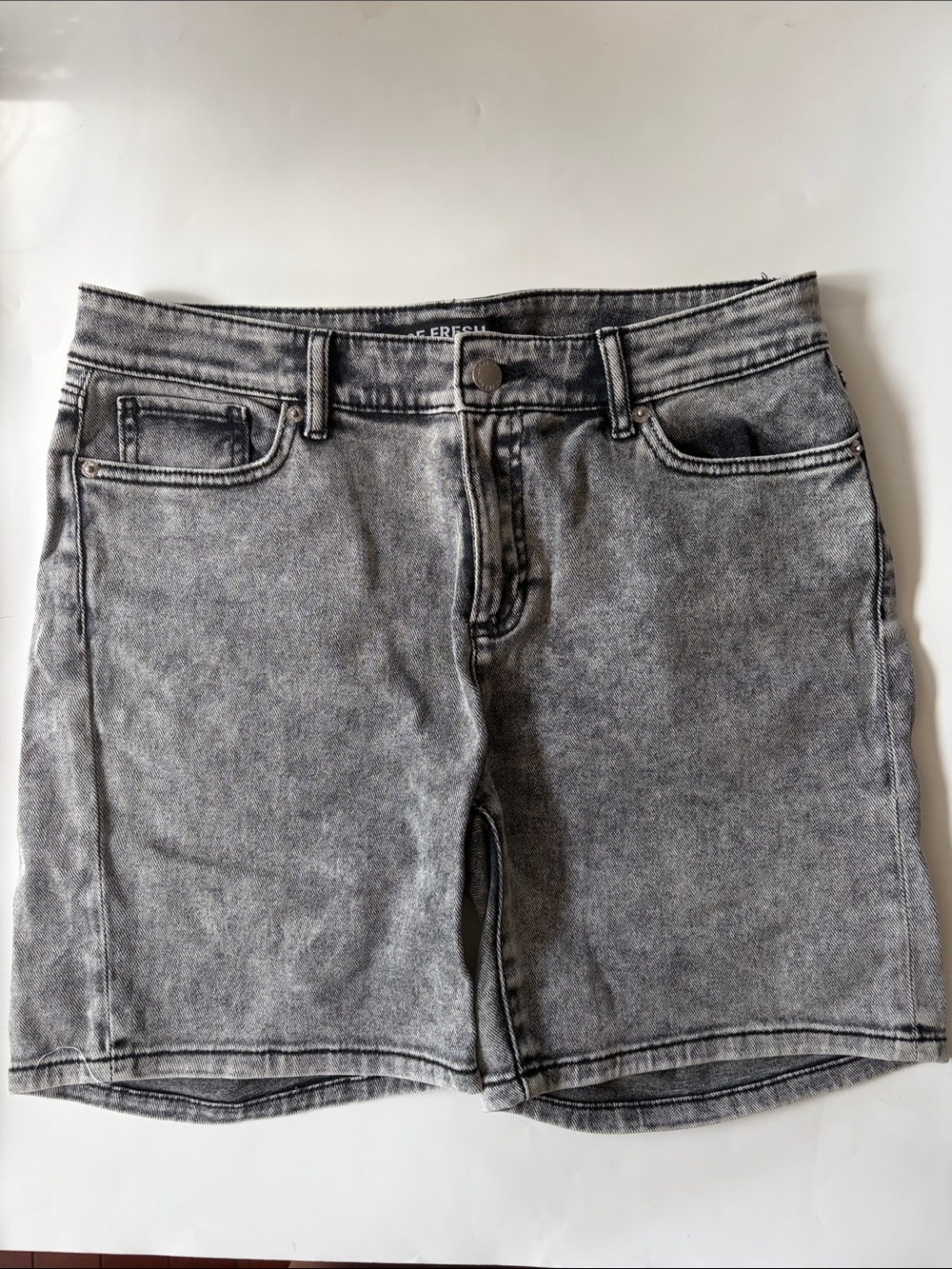 Joe Fresh Washed Gray Denim Shorts